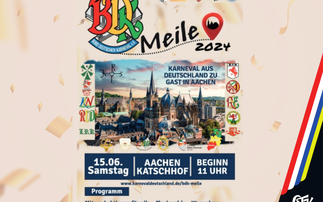 3. BDK-Meile am 15. Juni 2024 in Aachen